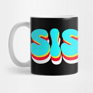 Beautiful retro sister Mug